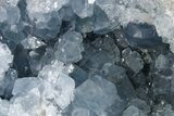 Sparkling Celestine (Celestite) Geode - Madagascar #358951-1
